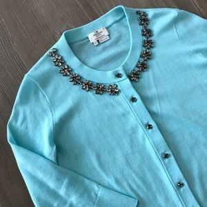 Kate Spade Tula Embellished Sparkle Cardigan Holiday Party Date
